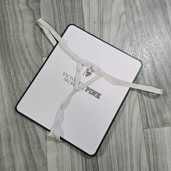 Victoria's Secret VERY SEXY Gray Starstruck Adjustable V-String Panty Size M - Picture 2 of 5